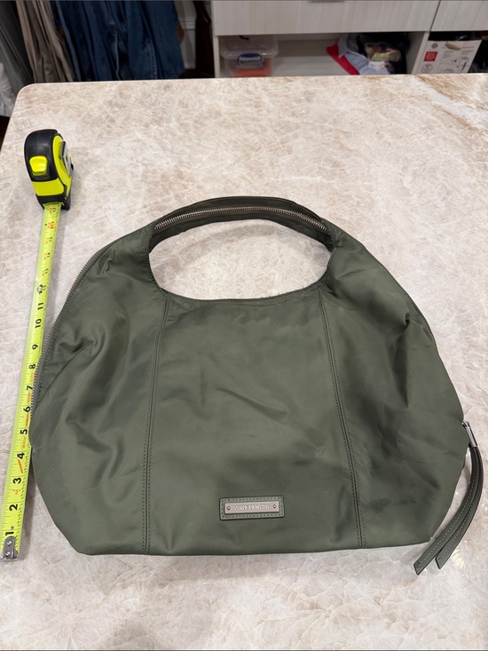 Vince Camuto Handbags - Vince Camuto Olive Green Nylon Hobo Bag